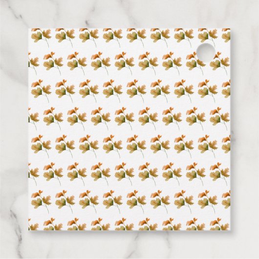 Rustieke herfst herfst verlaat bruiloft Dank u Bedankjes Labels (Achterkant)