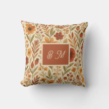 Rustieke Herfst herfst Vibes & Floral Monogram