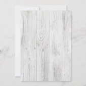 Rustieke Herfst Herfstrepetitie Dineruitnodiging Kaart (Achterkant)