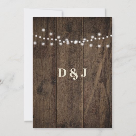 Rustieke Herfst herfsttruck bruiloft uitnodiging (Achterkant)