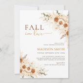 Rustieke Herfst in Liefde Vrijgezellenfeest Boho T Kaart (Voorkant)