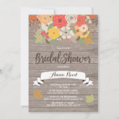 Rustieke Herfst in Liefde Vrijgezellenfeest Kaart (Voorkant)