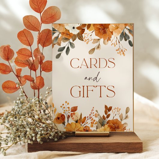 Rustieke Herfst In Liefde Waterverf Kaarten Gesche Poster