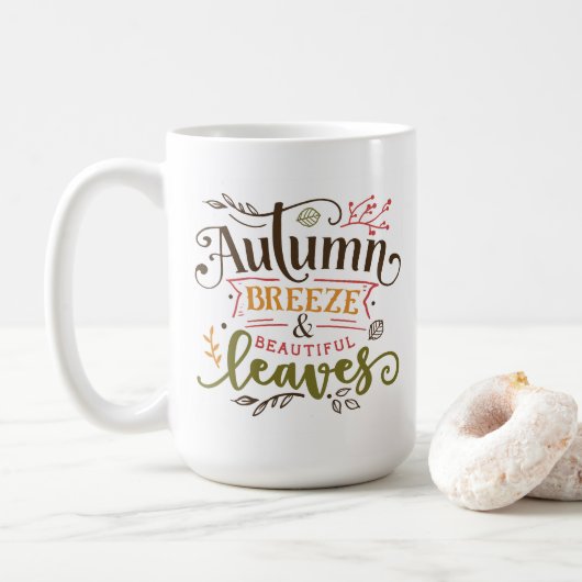 Rustieke Herfst Koffiemok (Met donut)