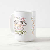 Rustieke Herfst Koffiemok (Voorkant links)