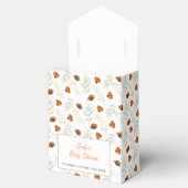 Rustieke Herfst Ladybug Greenery Baby shower Bedankdoosjes (Geopend)