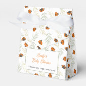 Rustieke Herfst Ladybug Greenery Baby shower Bedankdoosjes (Voorkant Zijde)