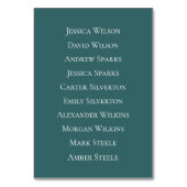 Rustieke herfst Lakeside Forest Wedding Kaart (Achterkant)