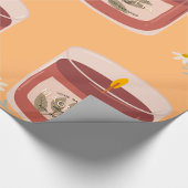 Rustieke herfst Magnolia kaars Cadeaupapier