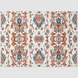 Rustieke Herfst met Blue Decoupage Tissuepapier