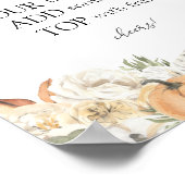 Rustieke herfst Mimosa Bar teken Poster (Hoek)