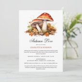 Rustieke Herfst of Herfst Couple Shower Kaart (Staand voorkant)