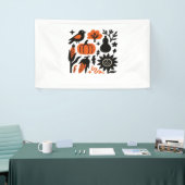 Rustieke Herfst Oogst Folk Classic T-shirt Spandoek (Beurs)