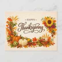 Rustieke herfst oogst Gelukkig Thanksgiving