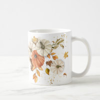 Rustieke Herfst Oogst Pompoen Koffie Mok
