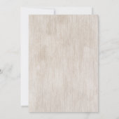 Rustieke Herfst Oogst Pompoen Zonnebloem Baby show Kaart (Achterkant)