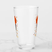 Rustieke herfst paraplu meisje glas (Rechts)