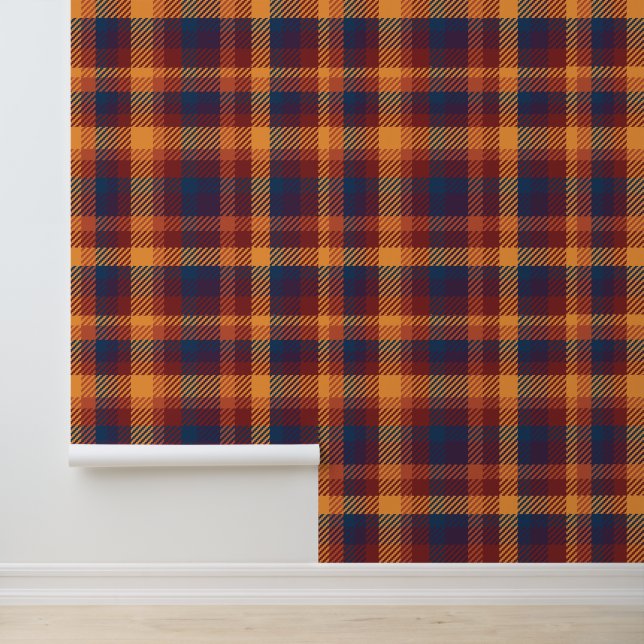  rustieke Herfst Plaid Behang (Applicatie)