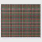 Rustieke herfst Plaid Cadeaupapier (Vlak)