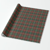 Rustieke herfst Plaid Cadeaupapier (Uitgerold)