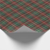 Rustieke herfst Plaid Cadeaupapier (Hoek)