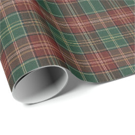 Rustieke herfst Plaid Cadeaupapier