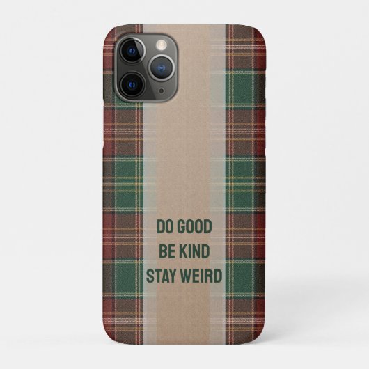 Rustieke herfst Plaid Case-Mate iPhone Case (Achterkant)