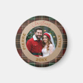 Rustieke herfst plaid magneet (Voorkant)