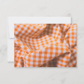 Rustieke Herfst Pompoen Baby shower Breng een boek Kaart (Achterkant)