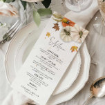 Rustieke Herfst pompoen bruiloft Menu<br><div class="desc">Deze Wedding Menu Kaarten mengen prachtig met rustieke tafereeltjes,  en voegen een magische,  hartverwarmende touch toe aan uw bruiloftsfeest. Verhoog uw huwelijkservaring - charm uw gasten en creëer-herinneringen die een leven lang meegaan. Overeenkomende items in onze rustieke herfst bruiloft Collectie</div>