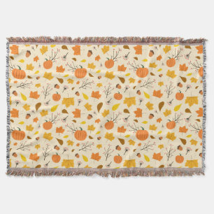 Rustieke herfst pompoen charme deken