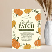 Rustieke Herfst Pompoen Patch Leaf Season Event Fl Flyer
