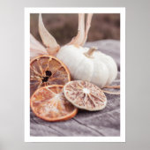 Rustieke herfst pompoen stilleven gezellige boerde poster (Voorkant)