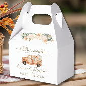 Rustieke Herfst Pompoen Truck Baby shower gunstbox Bedankdoosjes