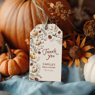 Rustieke Herfst Pompoen Vrijgezellenfeest Favoriet Cadeaulabel