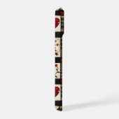 rustieke Herfst quiltpatroon | lappendeken iPhone 15 Case (Rechterkant)