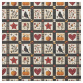 rustieke Herfst quiltpatroon | lappendeken Stof (Swatch)