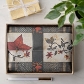 rustieke Herfst quiltpatroon | lappendeken Tissuepapier (Geschenk)