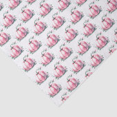 Rustieke Herfst Roze Pompoen Tissuepapier (Detail)