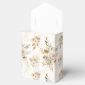 Rustieke herfst Rozen Botanische Script Bedankdoosjes (Geopend)