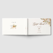 Rustieke herfst Rozen Botanische Script Gastenboek (Volledig)