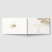 Rustieke herfst Rozen Botanische Script Gastenboek (Volledig)