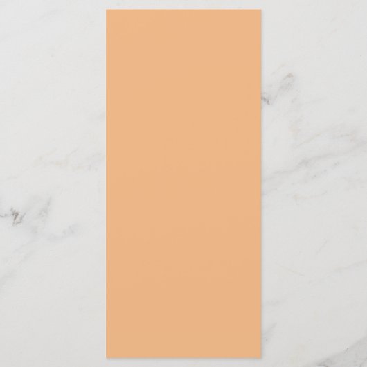 Rustieke Herfst Terracotta Aarde Tonen Trouwmenu Menu (Achterkant)