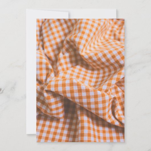 Rustieke Herfst Thanksgiving Dinner Paty Kaart (Achterkant)