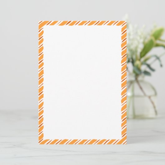 Rustieke Herfst Thanksgiving Rand Aangepaste tekst Kaart (Staand voorkant)