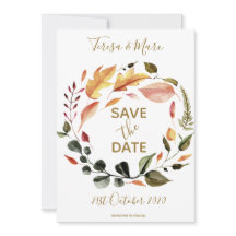 Rustieke herfst tinten waterverf bloemmotief