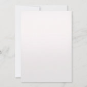 Rustieke Herfst Turkije Thanksgiving Diner Kaart (Achterkant)