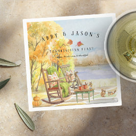Rustieke herfst veranda | THANKSGIVING Servet
