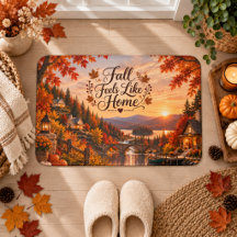 Rustieke herfst voelt als thuis Illustratie