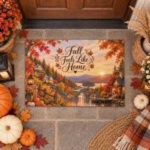 Rustieke herfst voelt als thuis illustratie